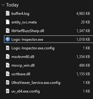 The ten served files on disk.